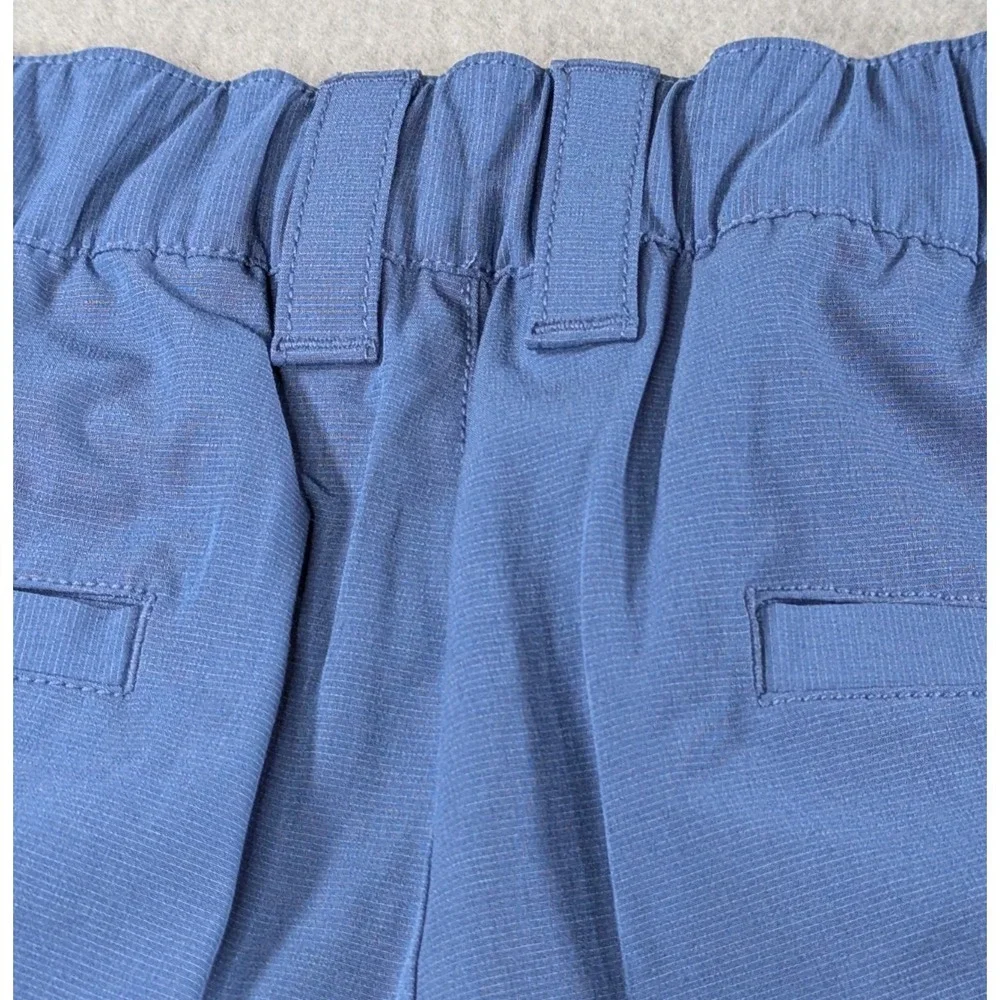 Banana‎ Republic Mens Core Temp Chino Shorts 38 Blue Solid